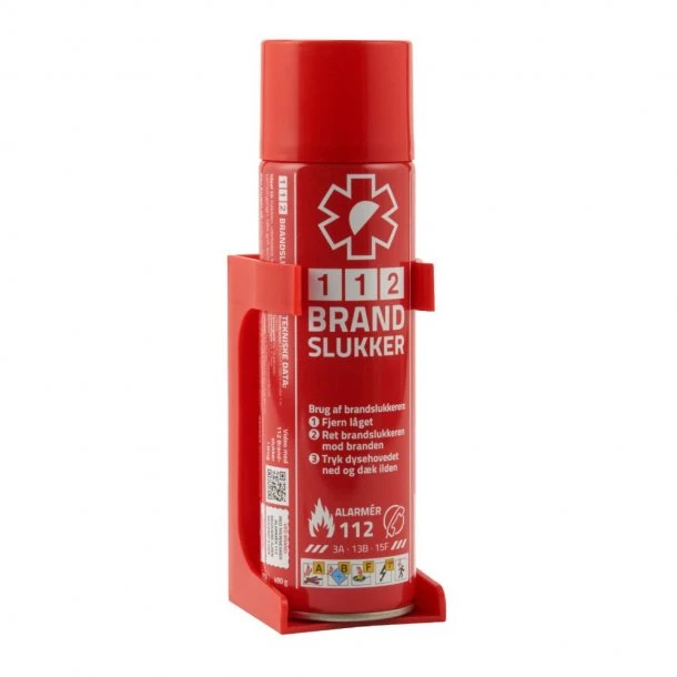 4Fire - 112 Brandslukker Med Holder 400 Ml 4 4Fire - 112 Brandslukker Med Holder 400 Ml - Billede 2