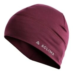 Aclima - Lightwool Beanie Hue Mørkerød