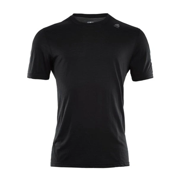 Aclima - Lightwool Classic Herre T-shirt Sort