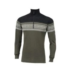 Aclima - Designwool Marius Mock Neck M. Lynlås Herre Uldtrøje