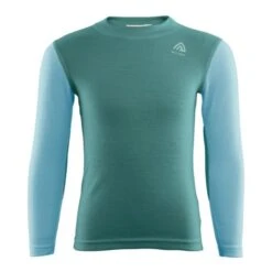 Aclima - WarmWool Børnetrøje Blå