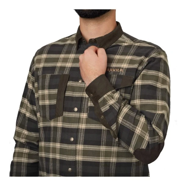 Härkila - Aivak Herre Skjorte Olivengrøn 6 Härkila - Aivak Herre Skjorte Olivengrøn - Billede 4