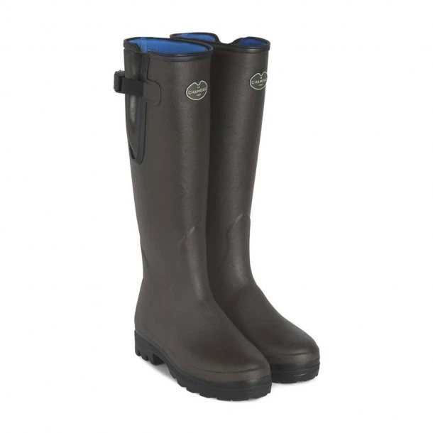 Le Chameau - Vierzonord Neopren Dame Gummistøvler Mørkebrun 3 Le Chameau - Vierzonord Neopren Dame Gummistøvler Mørkebrun