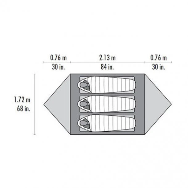 MSR - Mutha Hubba NX 3-personers Telt 8 MSR - Mutha Hubba NX 3-personers Telt - Billede 6