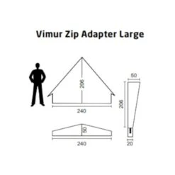 Nordisk - Vimur Zip Adapter Large -Nordisko Butik Nordisk Vimur zip adapter large Maal.w610.h610.fill