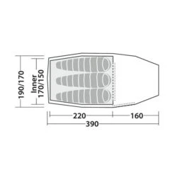 Robens - Pioneer 3EX 3-personers Telt 14 Robens - Pioneer 3EX 3-personers Telt -Nordisko Butik Robens 130275 telt pioneer 3ex 08.w610.h610.fill