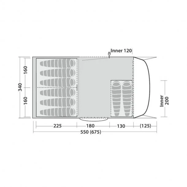 Robens - Eagle Rock 6+2XP 8-personers Telt 10 Robens - Eagle Rock 6+2XP 8-personers Telt - Billede 8