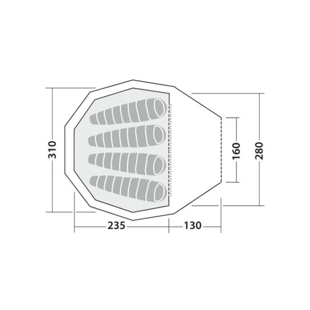 Robens - Green Cone PRS 4-personers Tipi Telt 7 Robens - Green Cone PRS 4-personers Tipi Telt - Billede 5