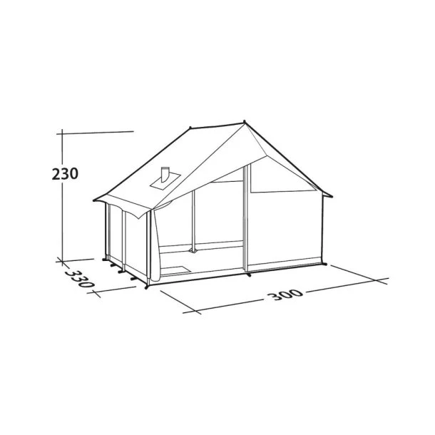 Robens - Prospector Castle 8-personers Cabin 6 Robens - Prospector Castle 8-personers Cabin - Billede 4
