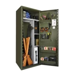 Scandinavian Safe - SP88 Våbenskab Med Kodelås (Grøn) (9 Våben)
