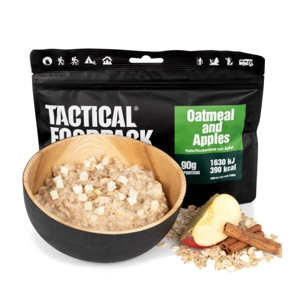 Tactical Foodpack - Havregrød Med Æble (390 Kcal) 3 Tactical Foodpack - Havregrød Med Æble (390 Kcal)