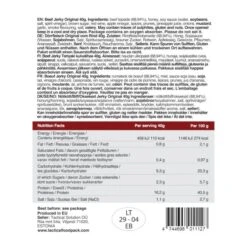 Tactical Foodpack - Original Beef Jerky 110 Kcal 5 Tactical Foodpack - Original Beef Jerky 110 Kcal -Nordisko Butik Tactical Foodpack Original Beef Jerky 110 kcal 02.w610.h610.fill