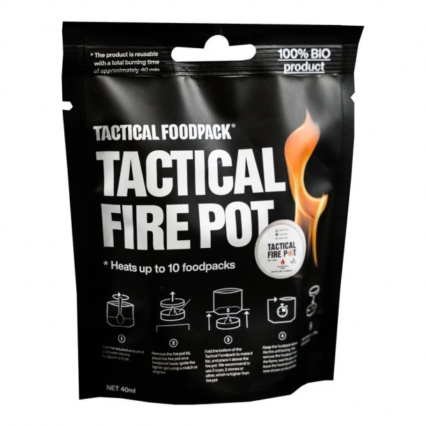 Tactical Foodpack - Tactical Fire Pot Ildgel 40ml 3 Tactical Foodpack - Tactical Fire Pot Ildgel 40ml