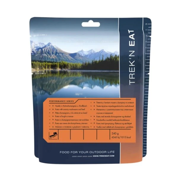 Trek'n Eat - Pasta Med Oksekød Og Svampe 1015 Kcal 3 Trek'n Eat - Pasta Med Oksekød Og Svampe 1015 Kcal