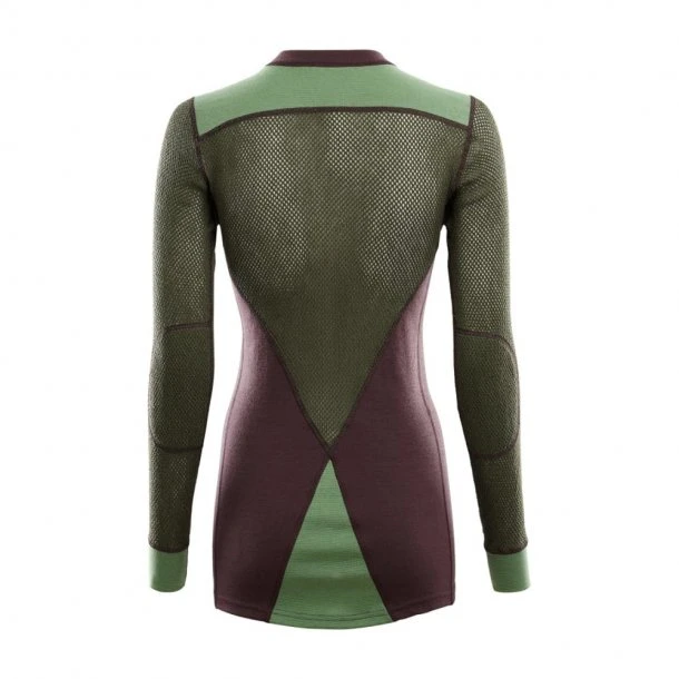 Aclima - Woolnet Hybrid Dame Crew Neck Uldtrøje 4 Aclima - Woolnet Hybrid Dame Crew Neck Uldtrøje - Billede 2