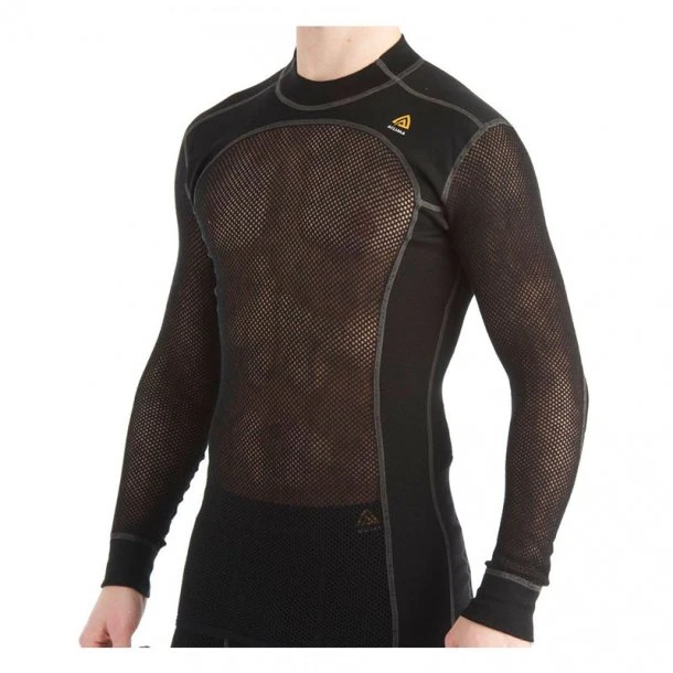 Aclima - Woolnet 120g Herre Crew Neck Uldtrøje 4 Aclima - Woolnet 120g Herre Crew Neck Uldtrøje - Billede 2