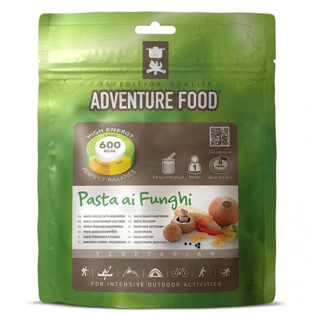 Adventure Food - Pasta Ai Funghi (600 Kcal, 1 Portion) 3 Adventure Food - Pasta Ai Funghi (600 Kcal, 1 Portion)