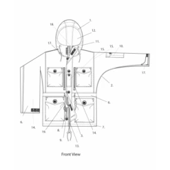 Arktis - B310 Vandtæt Smock MultiCam DK-version 16 Arktis - B310 Vandtæt Smock MultiCam DK-version -Nordisko Butik arktis b310 waterproof smock spec.w610.h610.fill 1