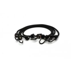 AB Camping - Gummikabler Med Krog 80 Cm (4-pak)