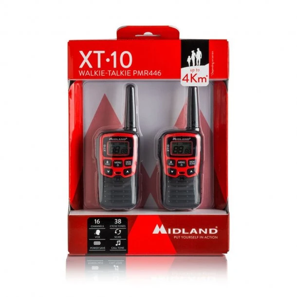 Midland - XT10 Walkie Talkie 6 Midland - XT10 Walkie Talkie - Billede 4