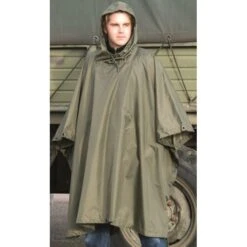 Mil-Tec - Ripstop Regnslag Olivengrøn