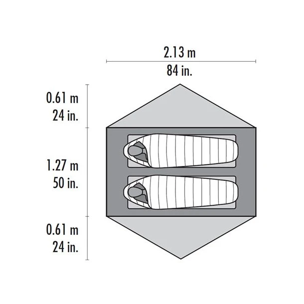 MSR - Carbon Reflex 2 Ultraletvægts Telt 6 MSR - Carbon Reflex 2 Ultraletvægts Telt - Billede 4