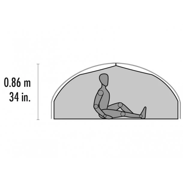 MSR - Carbon Reflex 2 Ultraletvægts Telt 7 MSR - Carbon Reflex 2 Ultraletvægts Telt - Billede 5