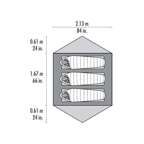 MSR - Carbon Reflex 3 Ultraletvægts Telt 6 MSR - Carbon Reflex 3 Ultraletvægts Telt - Billede 4