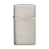 Zippo - Slim Brushed Chrome Lighter 2 Zippo - Slim Brushed Chrome Lighter -Nordisko Butik zippo 1600 slim brushed chrome 01.w610.h610.fill