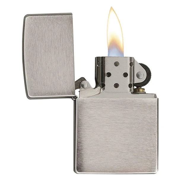 Zippo - Brushed Chrome Lighter 5 Zippo - Brushed Chrome Lighter - Billede 3