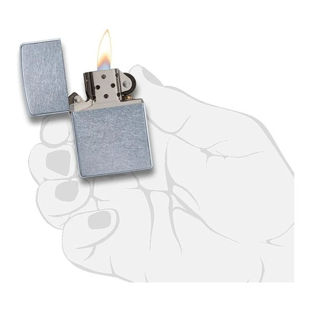 Zippo - Street Chrome Lighter 6 Zippo - Street Chrome Lighter - Billede 4